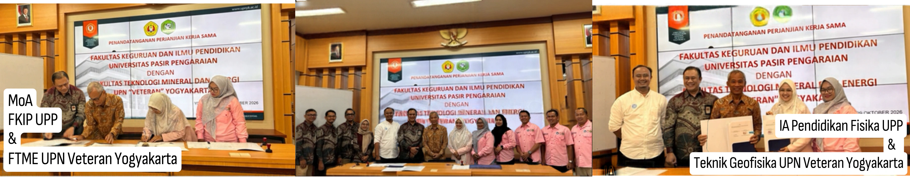Perluas Kemitraan Strategis, FKIP UPP Teken MoA dan IA Bersama FTME UPN "Veteran" Yogyakarta